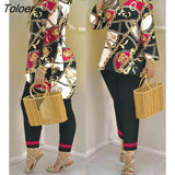 Piece Sets Womens Outifits Bell Sleeve V-Neck Casual Top & Pants Set Fashion Long Sleeve Suit Elegant Chic Daily