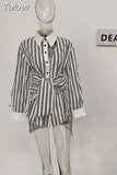 Fashion Women's Shirt Lapel Loose Single Braested Contrast Color Sleeve Bandage Irregular Blouse Autumn 2023 New