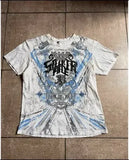 New Concert Retro T-Shirt Summer Korean Version Of Fashion Print Short-Sleeved