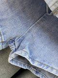 2023 Autumn Women's Shorts New Fashion High Waist Spliced Solid Color Irregular A-line Wide Leg Denim Shorts Skirts