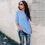 2025 New Fast Selling Burst Knitted Shirt Splicing Tset-Head Sweater