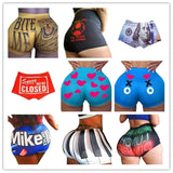 New Women Shorts Letter Print Shorts 2023 Summer Casual High Waist Short Pants Hot Sale Sports Daily Shorts