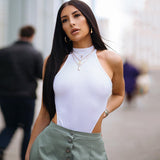 Toloer New Sexy Slim Sleeveless Round Collar Jumsuit Female Women's Street