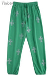 Gothic Black Sporty Women's pants Rhinestone y2k trouser suits Oversize pants for Women Clothes Harajuku Joggers