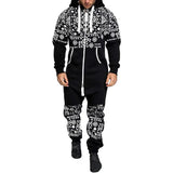 Overalls Men Pure Color Splicing Jumpsuit Long Sleeve Male Clothes Men's Jumpsuits Onesie Garment Autumn Winter