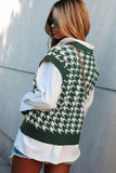 V-Neck Capped Sleeve Knit