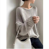 Toloer Buckle Loose Retro Sweater Cardigan Women 2025 Autumn And Winter New Round-Necked Collared Flower Knitted
