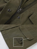 Women Zipper Jacket Autumn Female Outerwear Long Sleeve Casual Streetwear Coat Windbreaker Anorak Stand Collar Military