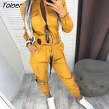 Pieces Sets Women Casual Sport Joggers Long Sleeve Zipper Coat Pants Set 2023 Spring Streetwear Track Suit