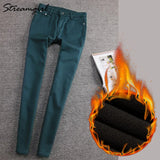 Pants Women's Thick Winter Pants Women Trousers Warm Fleece Winter Women Pants Female Velvet Ladies Office Pant