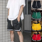 Summer Casual Shorts Men Trendy Brand Men Basketball Training Shorts Comfortable Drawstring Fitness Shorts