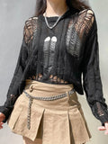 Distressed Knit