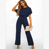 Women Jumpsuit Plus Size Korean Jumpsuit Sexy Romper Pink Bodysuit Short Sleeve Rompers High Waist Casual