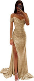 New Party Glit With Open Fork Dress INS Casual Fashion Dress