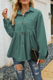 Longline Peplum Shirt