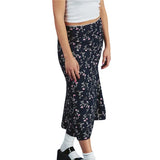Women's Plaid Print High Waisted Midi Skirt A-Line Bodycon Long Pencil Skirt Y2K Streetwear E-Girl 90S