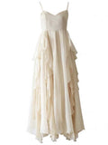 Summer Women Maxi Long Sundress Suspenders Solid Ruffls Fairy Vestidos Long Elegant Feminine Holiday Beach Romantic
