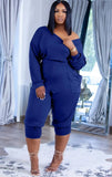 Casual Stacked Jumpsuit with