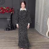 2025 New Fashion Collar Elegant Windy Floral