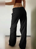 Straight Leg Pocket Cargo Pants-Outfit