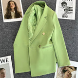 Toloer Fried Street Small Suit Jacket Female 2024 Spring And Autumn New Korean Version Web Celebrity Temperament Small Casual Suit-Outfit