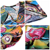 Printed Maxi Dress ZANZEA 2022 Women's Sundress Casual Summer Long Vestido Female V Neck Party Robe Femme Linen Dress