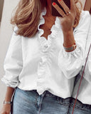 Spring And Summer New Long-Sleeved Leafed