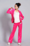 / Fall 2021 Women'S Brand Velvet Fabric Tracksuits Velour Suit Women Track Suit Hoodies And Pants Size S -