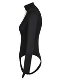 Fashion Women's Rompers Round Neck Raglan Sleeve Asymmetric Spliced Perspective Waist Short Jumpsuit Autumn 2023 New