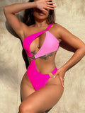 Toloer Bump Color Bikini 2023 Sexy Swimsuit Ebay One-Piece Swimsuit A11H-Outfit