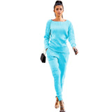 Toloer New Women's Wear Autumn And Winter Urban Leisure Two-Piece Set-Outfit