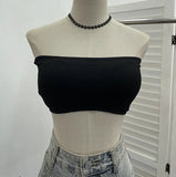 Shot With Chest Pads With Chest Bra Strap Strap Vest Woman Wrapped Chest Bare Back Spicy Hot Girl Back