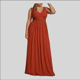 Multi-Colored Multi-Code Spring And Autumn Evening Dress Ebay Sleeveless Waist Long Skirt