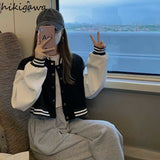 Tops Jackets for Women Streetwear Casual Y2k Clothes V-neck Long Sleeve Korean Coat Fashion Outwear 2023 Ropa Mujer