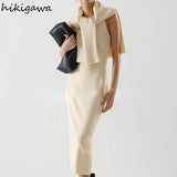 Dresses for Women O-neck Sleeveless Knitted Robe Vestido Feminino Temperament Bodycon Maxi Dress 2023 Vestidos De
