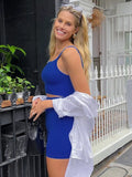 Cropped Vest and High Waist Shorts 2 Piece Basic