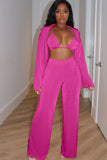 Front Top, Bralette, and Wide Leg Pants