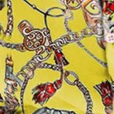 New Design Plus Size Women Blouse V-neck Long Sleeve Chains Print Loose Casual Shirts Womens Tops And