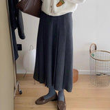 Autumn And Winter New Temperament Gentle And Comfortable With Niche Wool Knitted Thick Skirt