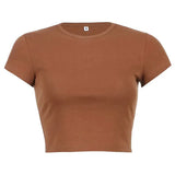 Toloer Women's DIY New Women's Summer Solid Color Short Acceptable With