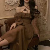 Dress Beach Style Casual Sundress Women Korean Clothing Elegant Midi Dress Even Party Office Lady 2022 Summer
