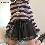 Harajuku Lolita Skirts Japanese Style Kawaii Mini Skirt Punk Gothic High Waist Skirt Lace Black Dot Cake Skirts