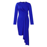 Autumn Long Sleeves Elegance OL Pencil Dress Size Africa