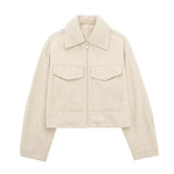 New Autumn / Winter 2024 Women's Street Fashion Tweed Short Jacket Coat W085 965237-Outfit