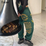 Y2K Green Joggers Pants Streetwear Women Oversized Sweatpants Urbano E Girl Cargo Pants Vintage Stacked Jogger Pants