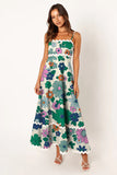 Toloer Summer New Solid Color Lace Stitching With Elegant Strapless Oversized Hem