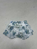 Babes Wind Screen Printing Irregular Lace Low-Rise Mini Skirt Holiday Thin Thin Short