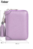 Women Credit ID Card Holder Case Extendable Business Bank Cards Bag Wallet Coin Purse Carteira Mujer
