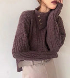 New Winter Sweater Women Pullover Girls Tops Knitting Vintage oversize Autumn Female Knitted Outerwear Warm