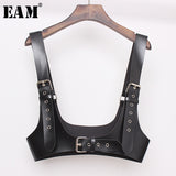 2023 New Spring Summer Pu Leather Black Buckle Personality Women Wide Strap Belt Fashion Tide All-match